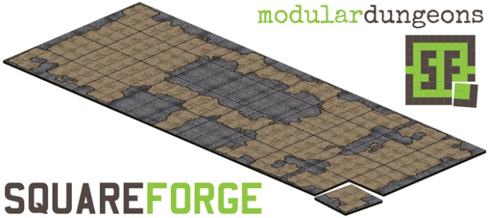 Isometric view of Sample Dungeon by SquareForge